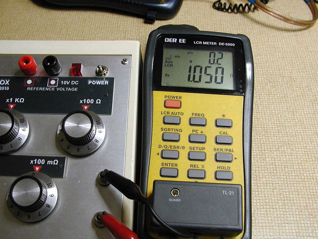 Sm8124une résistance interne de la batterie portable voltmètre