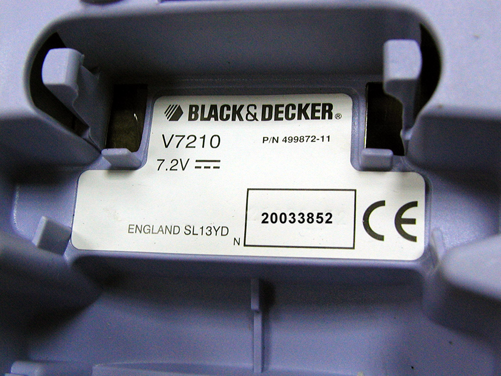 Black & Decker Charger Sa 2.4v